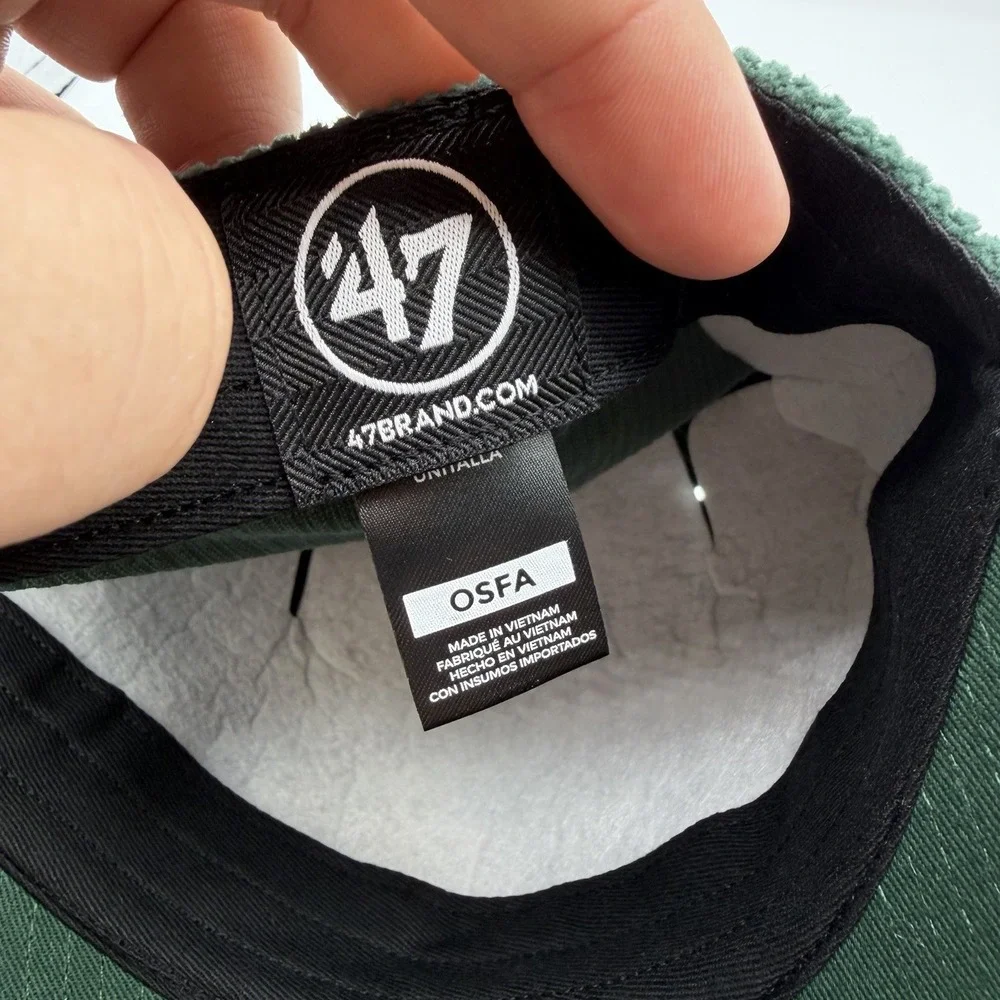 '47 Brand Clean Up Green Bay Packers Hat Cap Strapback Corduroy Adjustable NFL‎